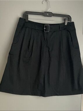 Armani Jeans Black Belted Skirt